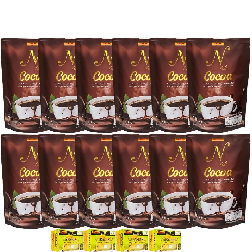 Delicious Mellow N Ne Cocoa Nne Cocoa Yai Nee Cocoa Sweden Instant Powder 10 Sachets/Pack Set 12 No0614289956 By Beautygoodshop [Get Free For You Beauty Gifts]