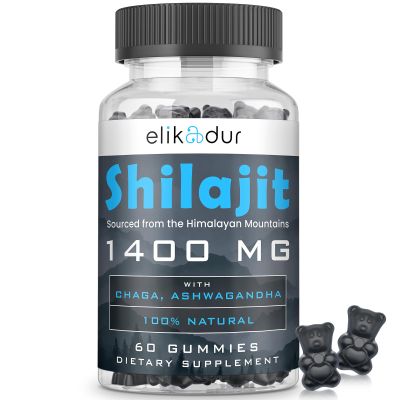 84,000 MG Organic Shilajit Gummies with 85+ Trace Minerals, Fulvic Acid, Shilajit for Men & Women, Energy & Immune Support, High Potency Gold Grade, Sugar-Free, Vegan, 100% Natural 60 Gummies