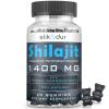 84,000 MG Organic Shilajit Gummies with 85+ Trace Minerals, Fulvic Acid, Shilajit for Men & Women, Energy & Immune Support, High Potency Gold Grade, Sugar-Free, Vegan, 100% Natural 60 Gummies view 1