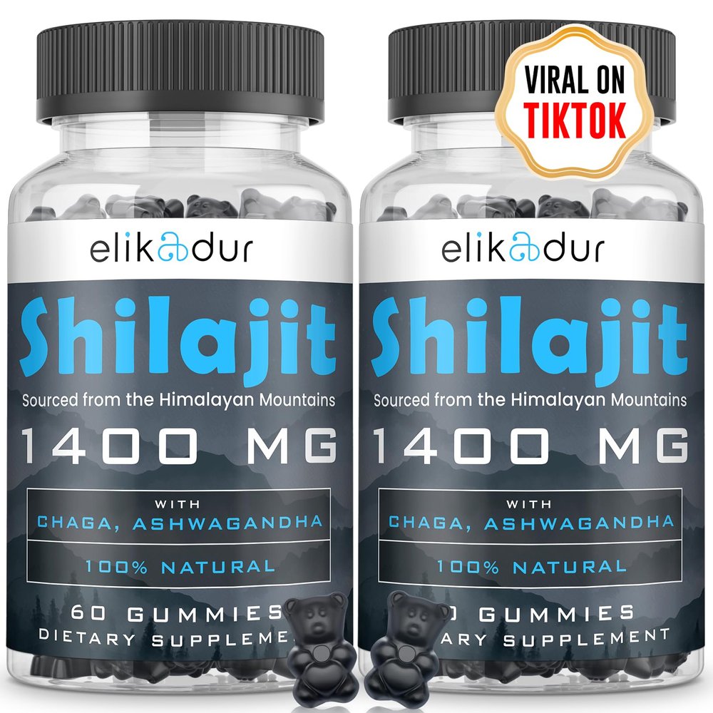 84,000 MG Organic Shilajit Gummies with 85+ Trace Minerals, Fulvic Acid, Shilajit for Men & Women, Energy & Immune Support, High Potency Gold Grade, Sugar-Free, Vegan, 100% Natural 120 Gummies