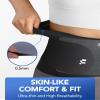 0.5mm Ultra Thin Back Brace with 3D Lumbar Pad, Seamless Yoga Fabric, Lightweight Back Brace for Women Men, Lower Back Pain, Sciatica, Posture, Back Support for Wearing Under Clothes, FSA Eligible view 3
