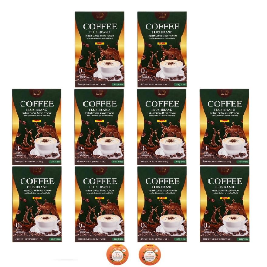 10 Sachets/Box 170g Roasted Rich Aroma Delicious LD Coffee Plus New Formula of Mae Tak Set 10 No0647899465 By Beautygoodshop [Get Free For You Beauty Gifts]