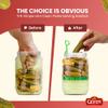 Gefen Baby Cornichon Gherkins | Mini Pickles, 24oz (2 Pack) With Built in Strainer | Super Crisp Mini Gherkins | No Coloring | Natural Flavors | Kosher view 4