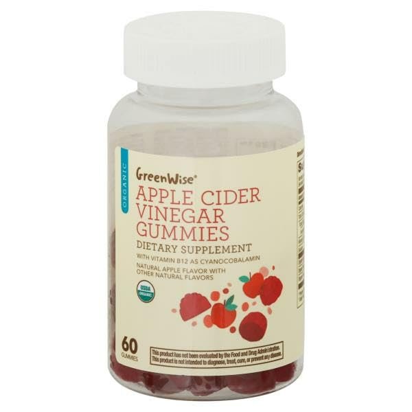 Green-Wise Organic Apple Cider Vinegar Gummies - 60 Gummies