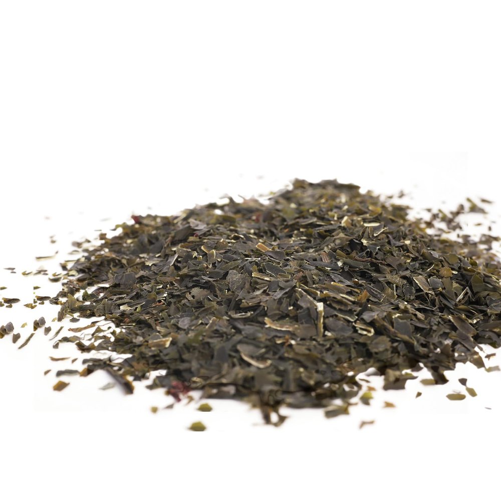 VITAMINSEA Kombu Dried Sugar Kelp Seaweed | Wild North Atlantic Seaweed for Snacking, Seasoning, Soups & Salads | Rich in Vitamins, Minerals & Antioxidants Perfect for Thyroid Support | Flakes (8 OZ)
