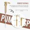 Jimoco Syrup Pump Dispenser + Torani Sugar Free Irish Cream Syrup, 25.4 oz - Coffee Syrup Pump & Flavoring Bundle view 2