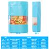 100 Pack Smell Proof Bags, Resealable Mylar Bags with Matte Window, Foil Pouch Stand-up Bags for Food Self Sealing Storage, Scratch Resistant Hand Storage Bags.(Blue, 3.95.9 Inch) view 4