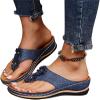Orthopedic Sandals Women Plantar Fasciitis Arch Support Back Strap Women Orthotic Slides Comfortable Orthopedic Sandals Dressy Summer Wide Width Walking Flip Flops Beach Shoes with Arch Support 2023 view 2