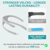 2PCs Replacement Headgear for Airfit F30I with 2 Pairs of ClipsStronger Adhesive and Softer Material for a Better Seal, ItAll Supplies view 3