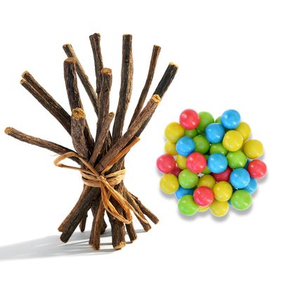 Aroma Depot 16oz. Bubble Gum Licorice Root Chew Sticks for Humans. 100% Pure Natural | Oral Health & Fresh Breath | Individual Liquorice Chew Sticks are 6.5 inches LongGlycyrrhiza Glabra from Turkey.