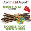 Aroma Depot 16oz. Bubble Gum Licorice Root Chew Sticks for Humans. 100% Pure Natural | Oral Health & Fresh Breath | Individual Liquorice Chew Sticks are 6.5 inches LongGlycyrrhiza Glabra from Turkey. view 3