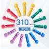 Medhome Blood Lancets, Single use, 30 Gauge Twist top Lancets for Diabetes Testing, Fits Most Lancing Devices for Blood Sugar Kit and Glucose Meter - 310 Count per Box - Multi-Color view 2