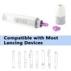 Medhome Blood Lancets, Single use, 30 Gauge Twist top Lancets for Diabetes Testing, Fits Most Lancing Devices for Blood Sugar Kit and Glucose Meter - 310 Count per Box - Multi-Color view 3