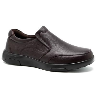 Men's Orthopedic Leather Dress Walking Shoes: Arch Support Dress Oxfords for Orthopedic, Extra Breathable Loafers for Neuropathy Recovery Coffee Size 14