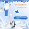 SEAGO Toddler Electric Toothbrushes for Baby Ages 0-3 Years, Baby Toothbrush with Smart Timer and Suction Base, 4 Replacement Brush Heads SG-513 (Navy-C) view 2