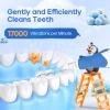 SEAGO Toddler Electric Toothbrushes for Baby Ages 0-3 Years, Baby Toothbrush with Smart Timer and Suction Base, 4 Replacement Brush Heads SG-513 (Navy-C) view 3