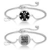 Theluckytag Upgraded Medical Bracelets Men Women with QR Code Medical Alert ID Bracelets - Titanium Steel Wristband Fits Wrists Up 8''-10'' - More Space Custom Emergency Med ID Info view 1