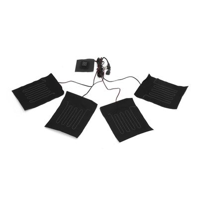 Electric Heating Pad, Portable USB Powered Clothes Heater, Waterproof Fiber Heating Mat for Winter Cam