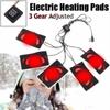 Electric Heating Pad, Portable USB Powered Clothes Heater, Waterproof Fiber Heating Mat for Winter Cam view 2