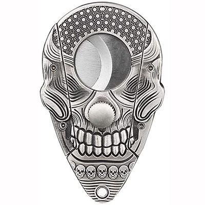 KANDUO Premium Cigar Cutter - Portable Cigar Cutters, Cigar Cutter Stainless Steel Cigar Cutter Sharp Metal Perfect for Used by Cigar Lovers (Color : Silver)