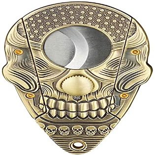KANDUO Premium Cigar Cutter - Portable Cigar Cutters, Cigar Cutter Stainless Steel Cigar Cutter Sharp Metal Perfect for Used by Cigar Lovers (Color : Gold)