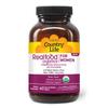 Country Life Realfood Organics Womens Multivitamin  USDA Organic, Vegan, Gluten-Free  1,300mg Fermented Whole Foods, Vitamins D, E, B, Folate & Biotin  Daily Energy & Beauty  60 Tablets view 1