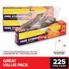 1 Gallon Food Storage Bags with Twist Ties (225 Count) Bulk Freezer Storage Bags Gallon Size for Bread, Vegetables, Fruit, and More, Clear Disposable Twist Tie Storage Bags, Stock Your Home view 2