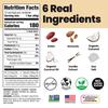 Bahamii Snack Bars, Made with Dates & Nuts, Healthy Snacks, Gluten Free, Good Source of Fiber, Only 6 Ingredients, For Kids & Adults, No Added Sugar, Vegan, 12 Pack, Coconut Vanilla view 2