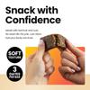 Bahamii Snack Bars, Made with Dates & Nuts, Healthy Snacks, Gluten Free, Good Source of Fiber, Only 6 Ingredients, For Kids & Adults, No Added Sugar, Vegan, 12 Pack, Coconut Vanilla view 3