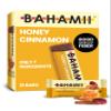 Bahamii Snack Bars, Made with Dates & Nuts, Healthy Snacks, Gluten Free, Good Source of Fiber, Only 7 Ingredients, For Kids & Adults, No Artificial Sweeteners, Dairy Free, 12 Pack, Honey Cinnamon view 1