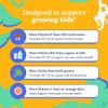 FIRST DAY Kids Multivitamin Gummies Age 4+, Strawberry & Orange - Kids Vitamins Multivitamin Gummy A C D3 K2 B1 B2 B6 B12 Folate, Immunity & Brain Function, Vegan - 60 Day Supply, Packaging May Vary view 4