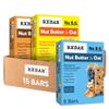 RXBAR Nut Butter and Oat Protein Bars, Protein Snack, Snack Bars, Variety Pack (3 Boxes, 15 Bars) view 1