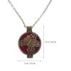 CALLARON Diffuser Necklace for Women Vintage Pendant Jewelry with Refill Pads Elegant Scent Necklace for Comfortable Wear Design view 3