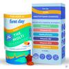 First Day Kids Multivitamin Gummies Age 4+, Strawberry & Orange - Kids Vitamins Multivitamin Gummy A C D3 K2 B1 B2 B6 B12 Folate, Immunity & Brain Function, Vegan - 30 Day Supply, Packaging May Vary view 1