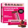 Bahamii Snack Bars, Made with Dates & Nuts, Healthy Snacks, Gluten Free, Good Source of Fiber, Only 6 Ingredients, For Kids & Adults, No Added Sugar, Vegan, 12 Pack, Chocolate Almond view 1