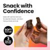 Bahamii Snack Bars, Made with Dates & Nuts, Healthy Snacks, Gluten Free, Good Source of Fiber, Only 6 Ingredients, For Kids & Adults, No Added Sugar, Vegan, 12 Pack, Chocolate Almond view 3