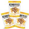 BeyondTwistz Low Carb Pretzels, Sunny Mustard, Keto Friendly, 2g Net Carbs, 18g Protein, Powered By HealthSense High Fiber Wheat Flour, Family Size 8oz Bag, Pack of 3 view 3