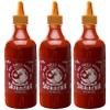 Fusion Select 30 Oz Sriracha Hot Sauce - Gourmet Spicy & Sweet Chili Sauce Seasoning for Cooking, Pizza, Stir Fry, Chicken, Meat, Taco - Made from Sun Dried Chilies, Natural Color view 1