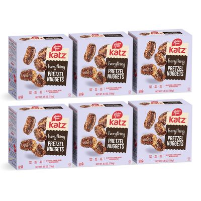 Katz Gluten Free Everything Soft Pretzel Nuggets Case of 6