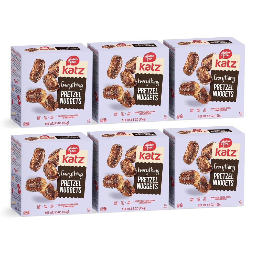 Katz Gluten Free Everything Soft Pretzel Nuggets Case of 6