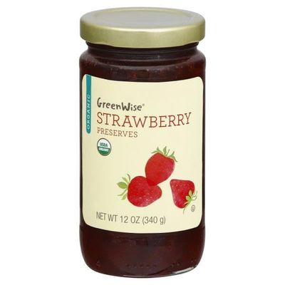 Green-Wise Organic Strawberry Preserves - 12 oz