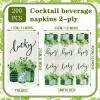 200 Pcs St. Patrick's Day Guest Towels for Bathroom Holiday Paper Hand Towels for Bathroom Disposable St. Patrick's Day Guest Napkins for Irish Party Dinner Supplies(Bright) view 3