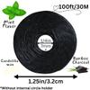 BOONBOO Dental Floss Refill Rolls, Charcoal Woven Thread, 4 Pack, Mint Flavor view 2