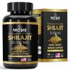 Organic Shilajit with Fulvic Acid, Humic Acid, 85+ Minerals- Gold Grade Plus - Same as Resin - Energy, Stamina, Brain Support - 120 Capsules - Made in The USA view 1