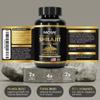 Organic Shilajit with Fulvic Acid, Humic Acid, 85+ Minerals- Gold Grade Plus - Same as Resin - Energy, Stamina, Brain Support - 120 Capsules - Made in The USA view 4