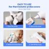 120X Ear Thermometer Probe Covers, for All Braun Thermometer Ear Covers, Lens Filters, Refill Caps, 0% BPA Disposable Covers view 4