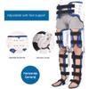 XJZHANG Hip Knee Ankle Foot Fixation Orthosis, Adjustable Hinged ROM Knee Hip Brace Leg Fracture Foot and Orthotics of Lower Limbs view 3