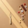 1Pc Brown Shirts Button Hook Helper Clothes Shirts Pull Hand Puller Button Helper Assist Aid Zipper Arth Buttoning Hook N9M6 Easy for Limited Dexterity Caused by Arthritis, Dressing Aids view 4
