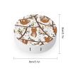 Funny Sloth Contact Lens Case Portable Cute Eye Contacts Travel Kit with Mirror Container Holder Box, style view 2