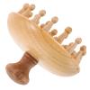 GLEAVI Wooden Massage Comb Wooden Scalp Brush Wood Massage Tool Hair Scalp Massager Comb view 1